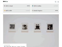 Tablet Screenshot of moca.org